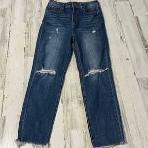 Risen high rise straight jeans size 29/9